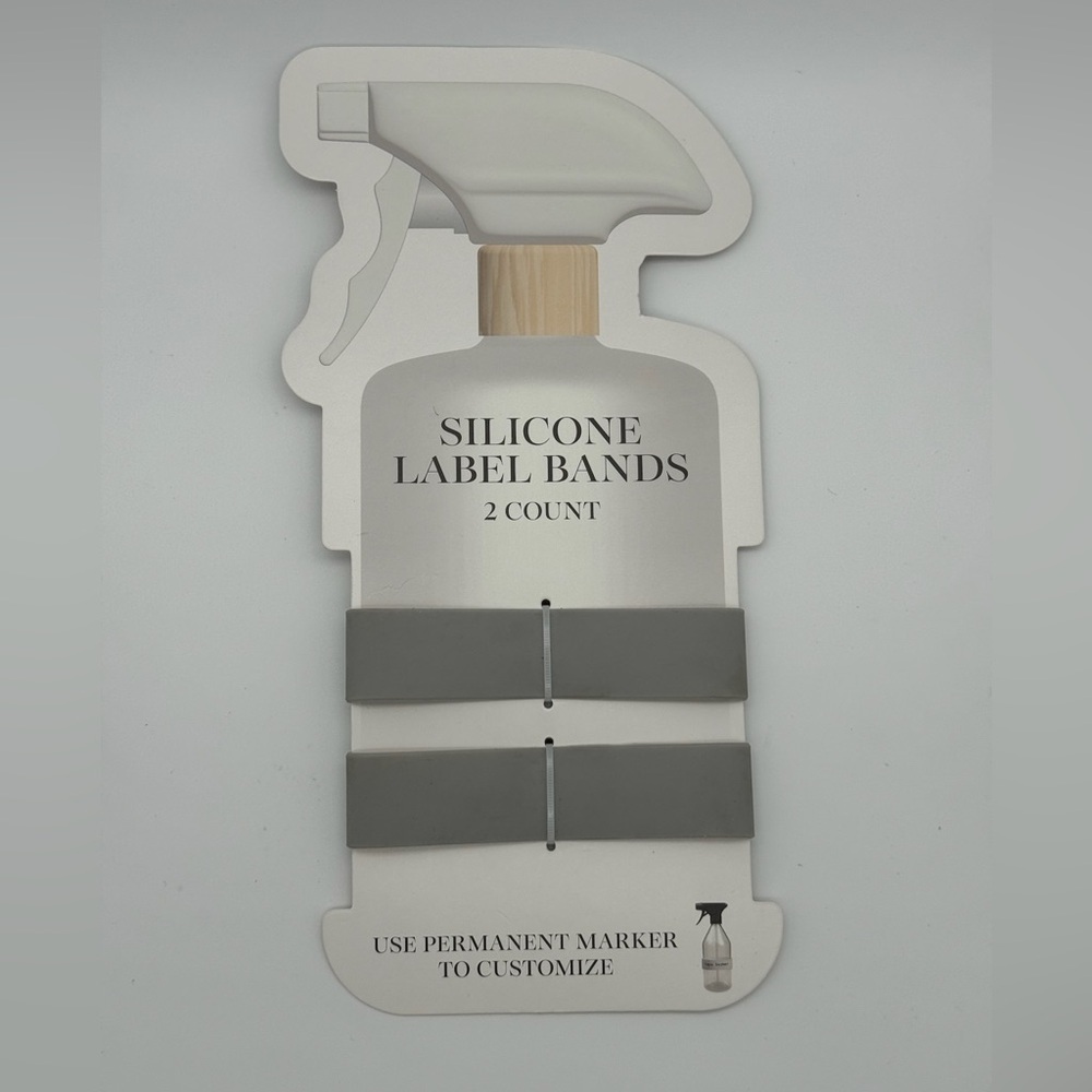 Silicone Label Bands 2 Count